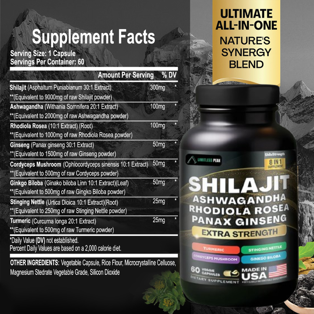 Sea Moss & Shilajit Limitless 24-in-1 Vitality Complex™