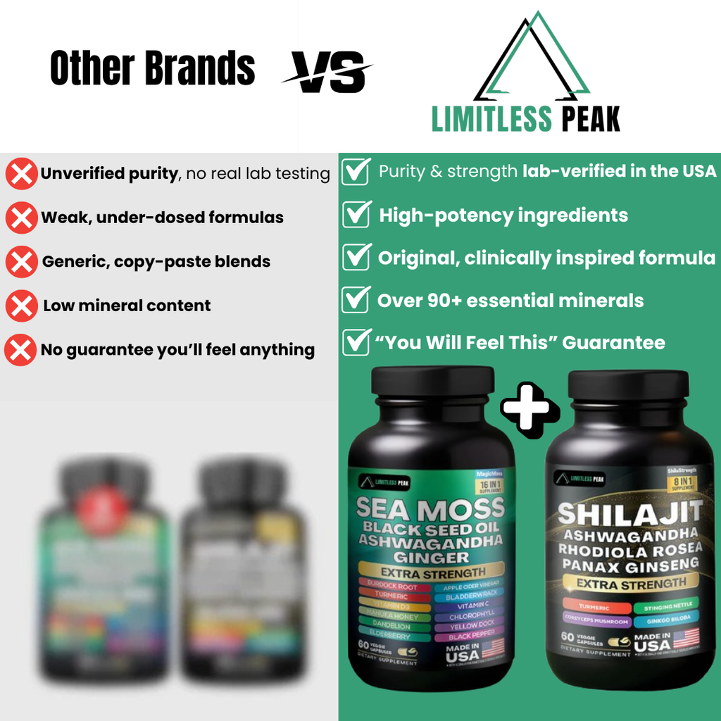 Sea Moss & Shilajit Limitless 24-in-1 Vitality Complex™