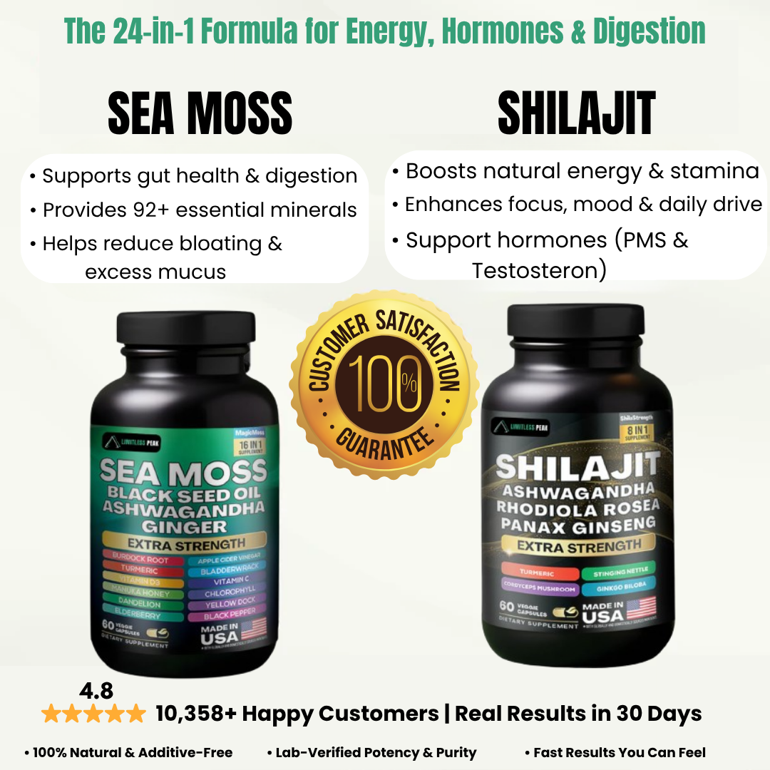 Sea Moss & Shilajit Limitless 24-in-1 Vitality Complex™
